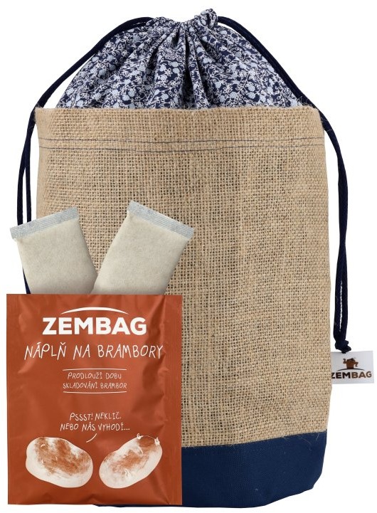 TERPENIX Zembag na 5 kg zemiakov, modrý kvetinový