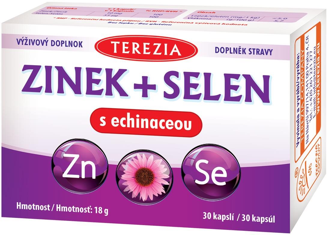 TEREZIA Zinok + selén s echinaceou 30 kapsúl