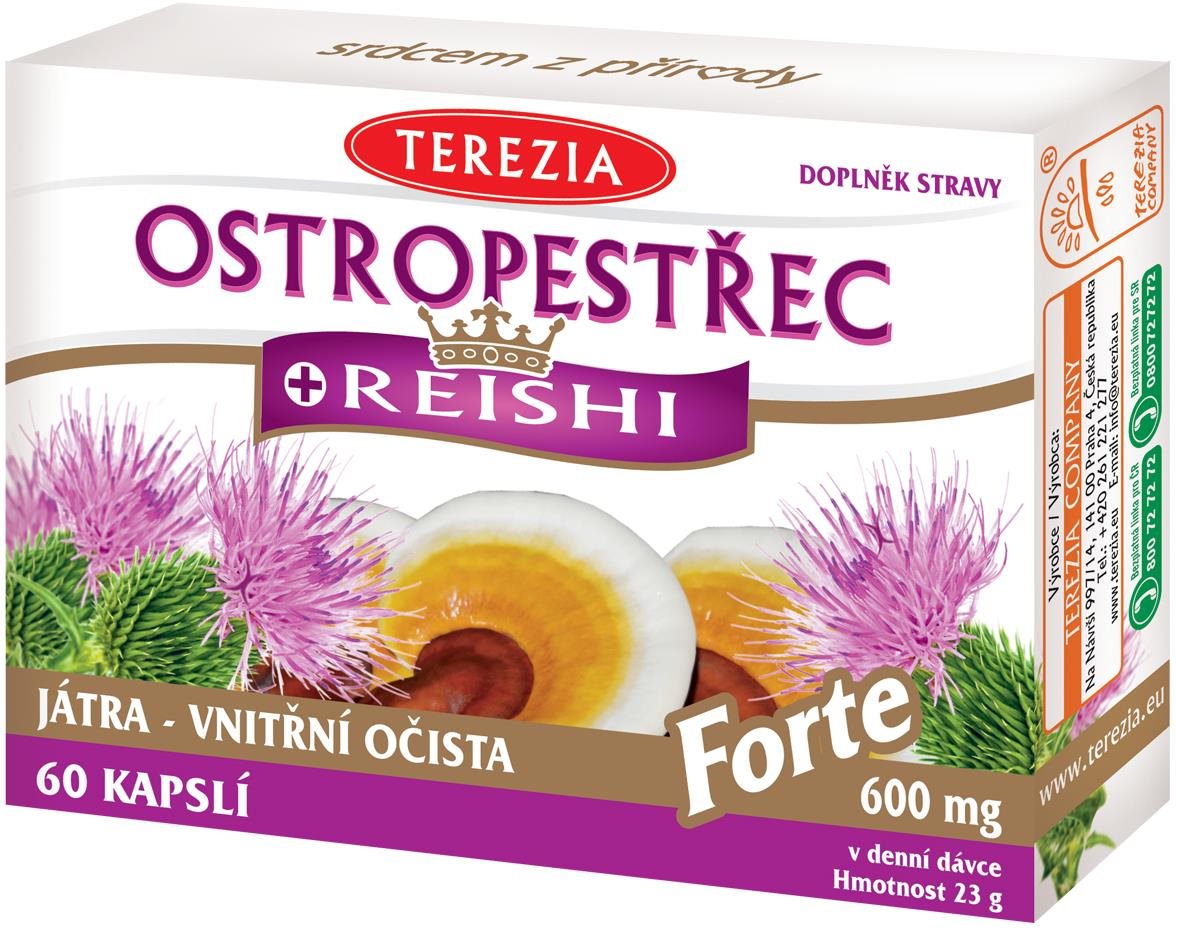 TEREZIA Pestrec + Reishi forte 60 kapsúl