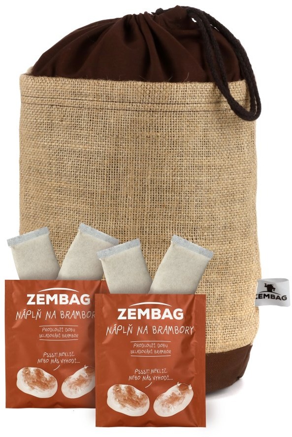 TERPENIX Vrece na zemiaky ZEMBAG, 10 kg zemiakov, hnedý