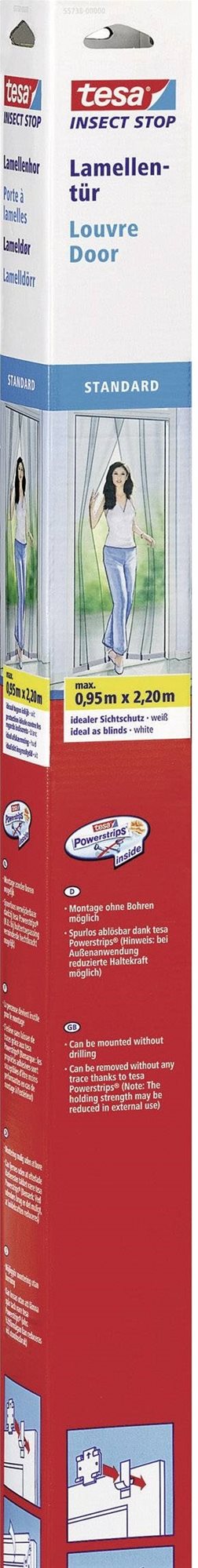 tesa STANDARD 55198, biela