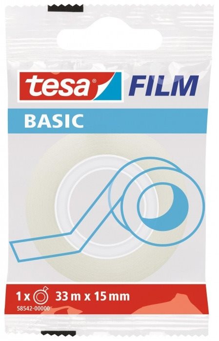 Tesa BASIC 15 mm × 33 m, transparentná