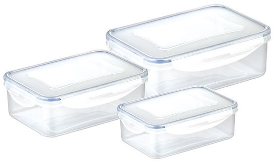 TESCOMA FRESHBOX 3 ks, 1,0, 1,5 ,2,5 l, obdĺžniková
