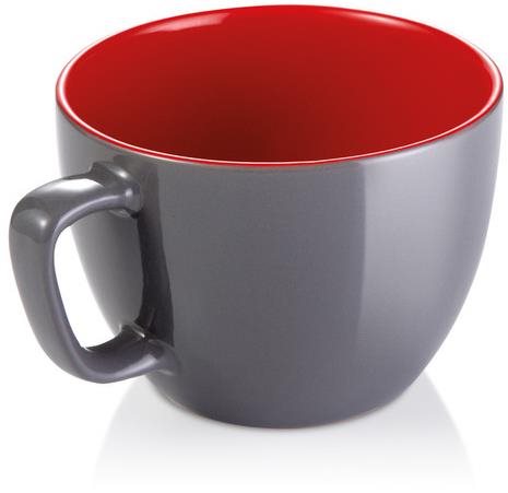 TESCOMA Veľký hrnček CREMA SHINE, sivý