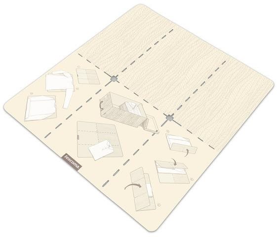 TESCOMA Šablóna na ukladanie odevov FANCY HOME, veľká