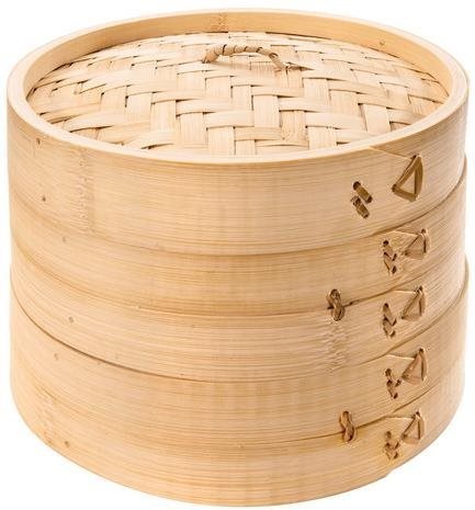 TESCOMA Naparovací košík bambusový NIKKO priemer 20 cm, dvojposchodový