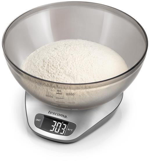TESCOMA GrandCHEF Digitálna kuchynská váha s miskou 5 kg