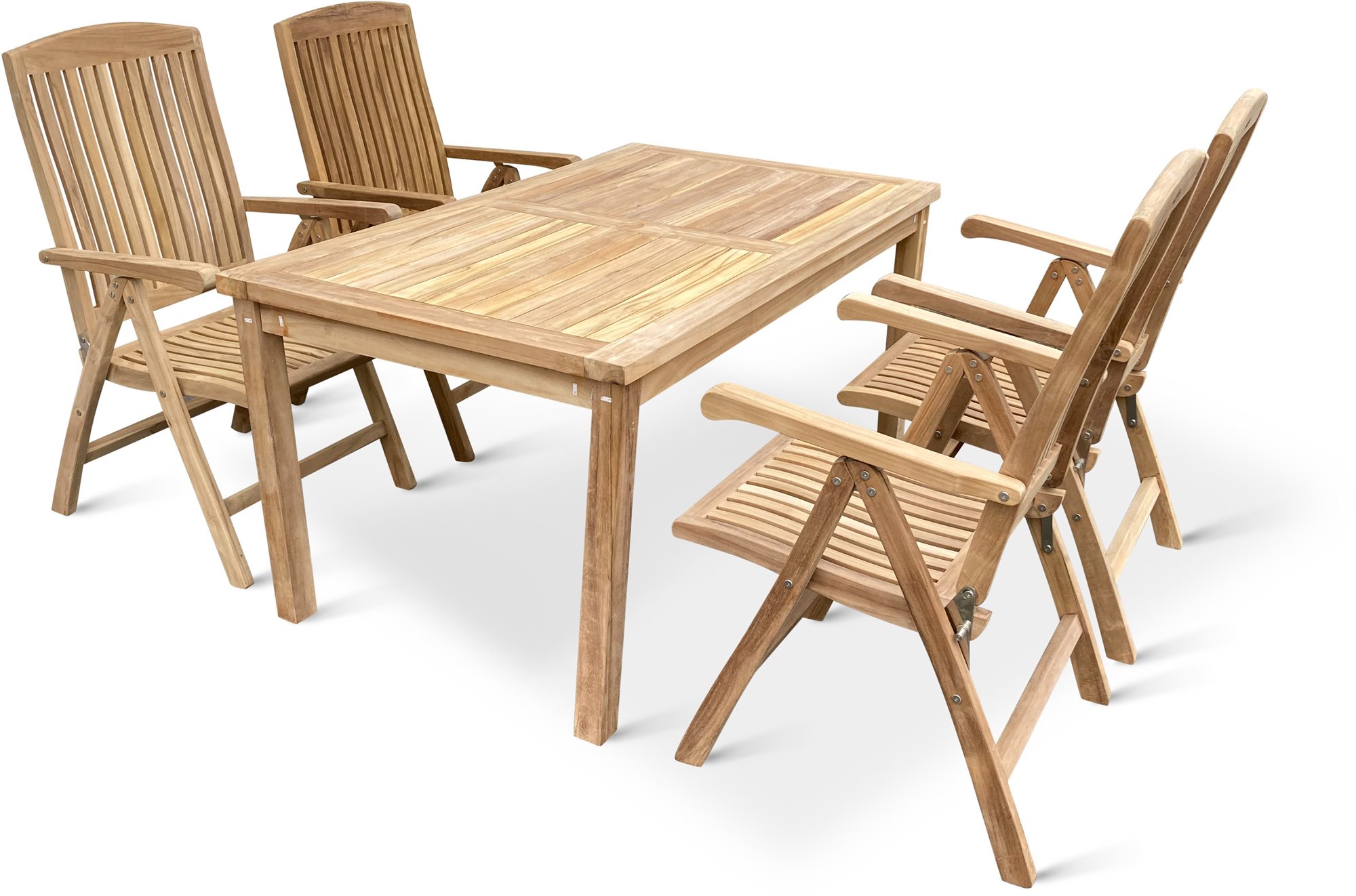 NOELA Set záhradného nábytku GARDEN/AMERICA 1 stôl+ 4 stoličky