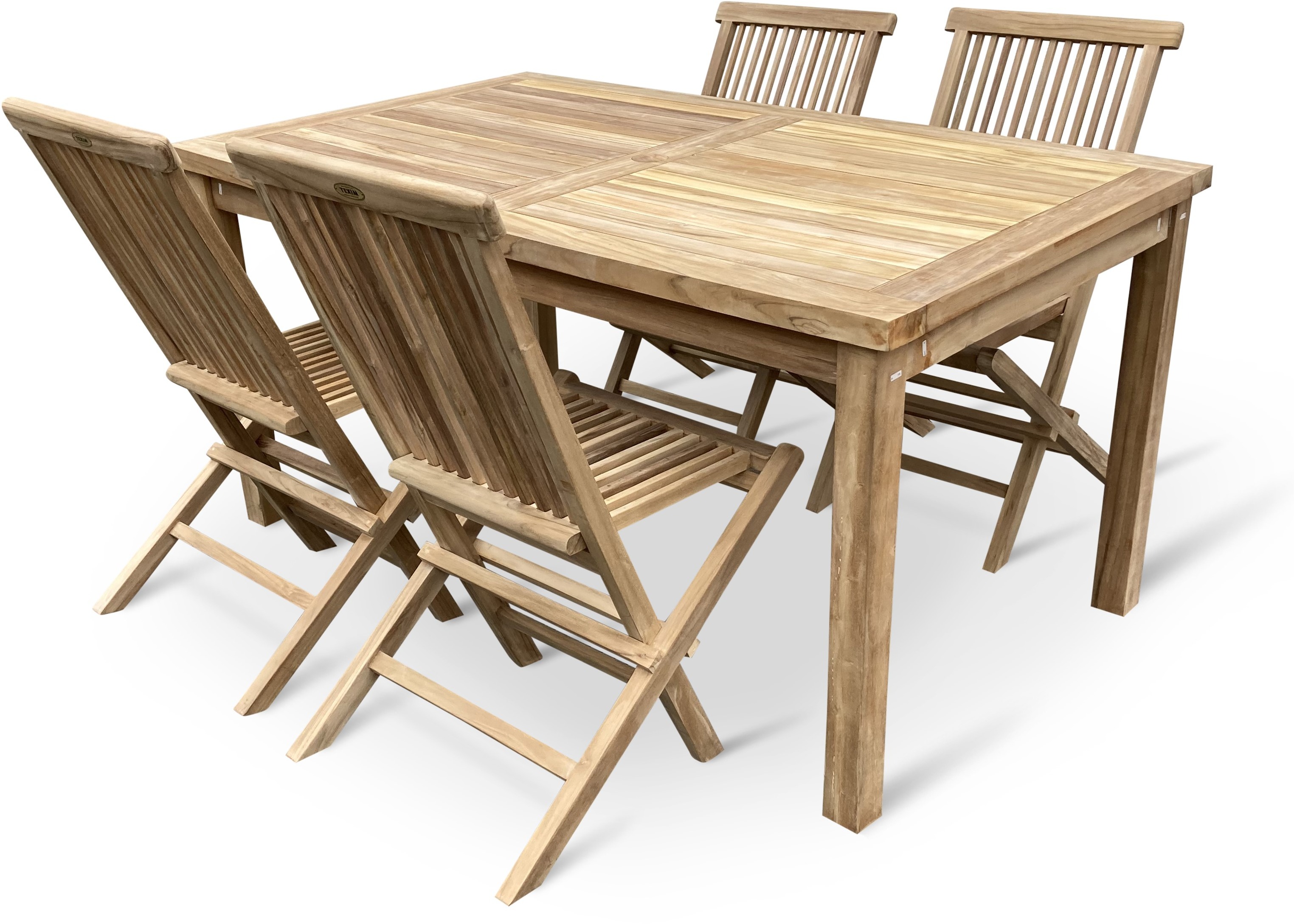 NOELA Set záhradného nábytku teak CLASIC I. 1+4