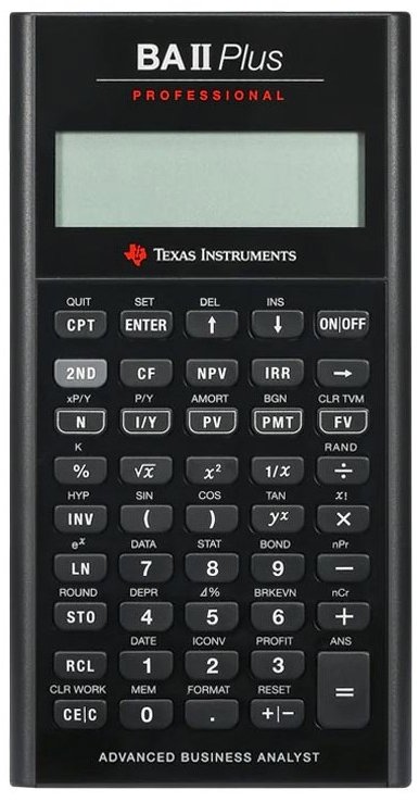 TEXAS INSTRUMENTS TI-BAII PLUS PRO