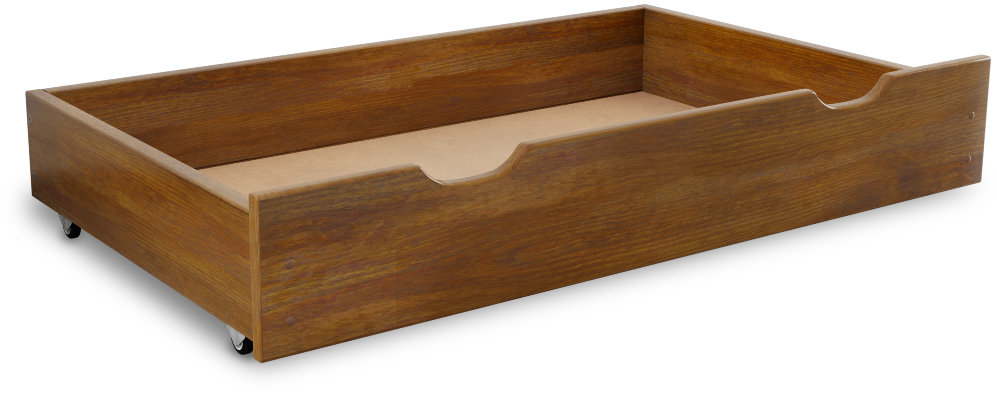 TEXTILOMANIE Úložný box pod posteľ 98 cm, dub