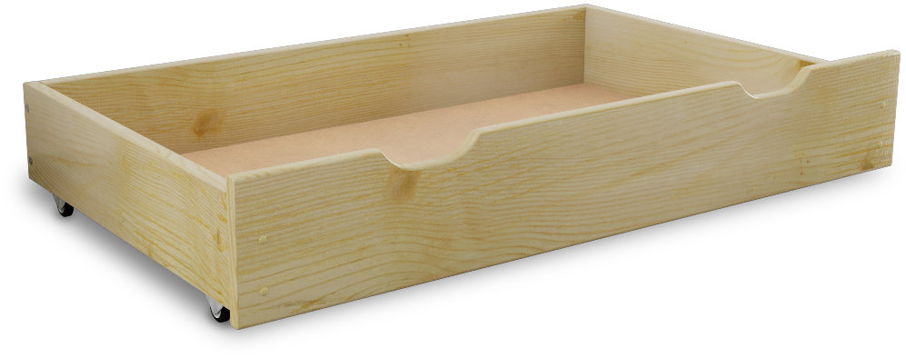 TEXTILOMANIE Úložný box pod posteľ 150 cm borovica