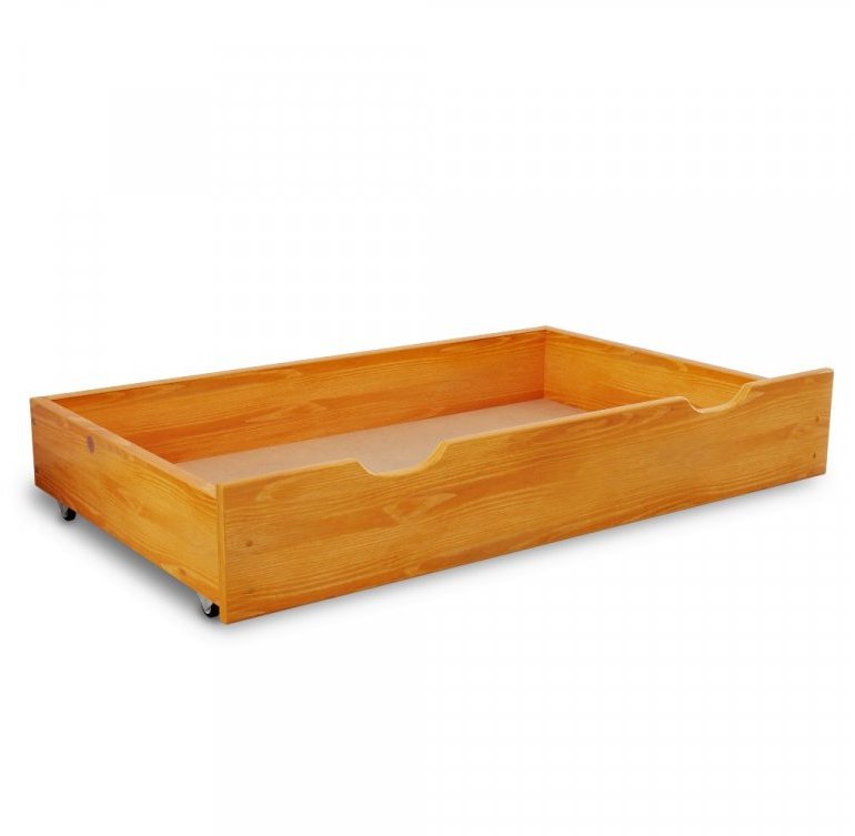 TEXTILOMANIE Úložný box pod posteľ 150 cm, jelša