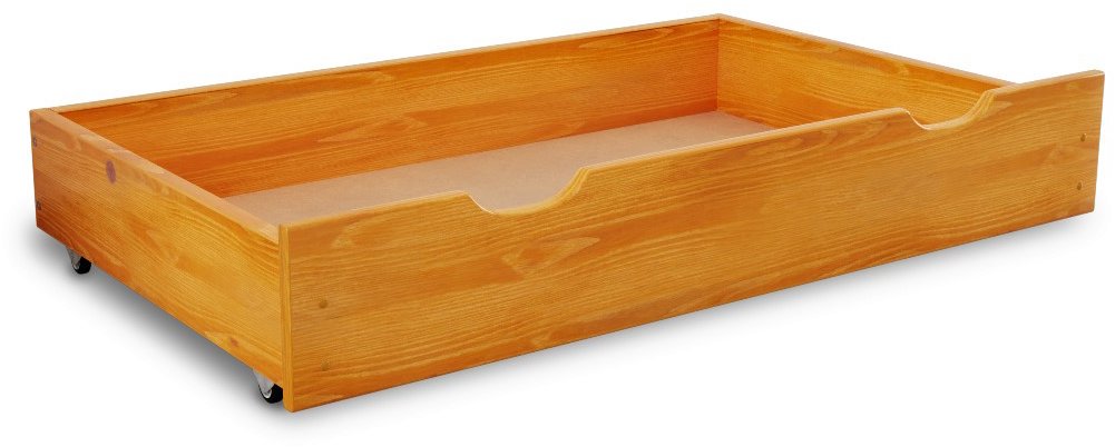 TEXTILOMANIE Úložný box pod posteľ 200 cm, jelša