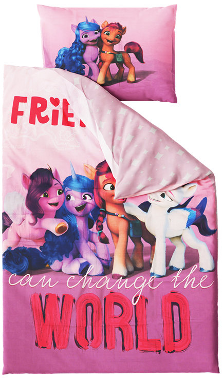TEXTILOMANIE Detské obliečky MY LITTLE PONY FRIENDSHIP ružové