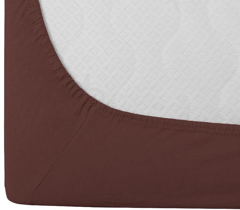 TEXTILOMANIE Jersey EXCLUSIVE tmavo hnedé 90 × 200 cm