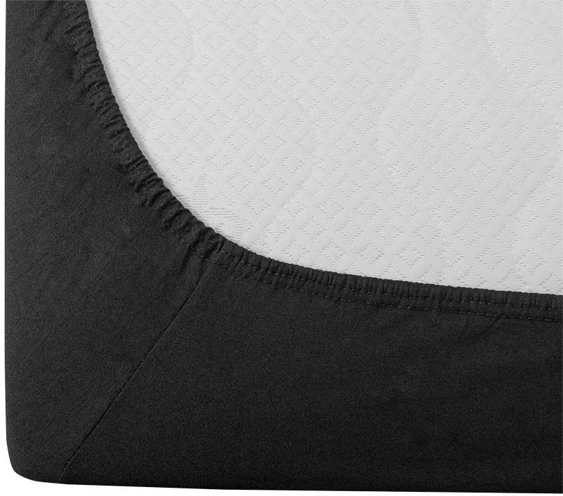 TEXTILOMANIE Jersey EXCLUSIVE tmavo sivé 180 × 200 cm