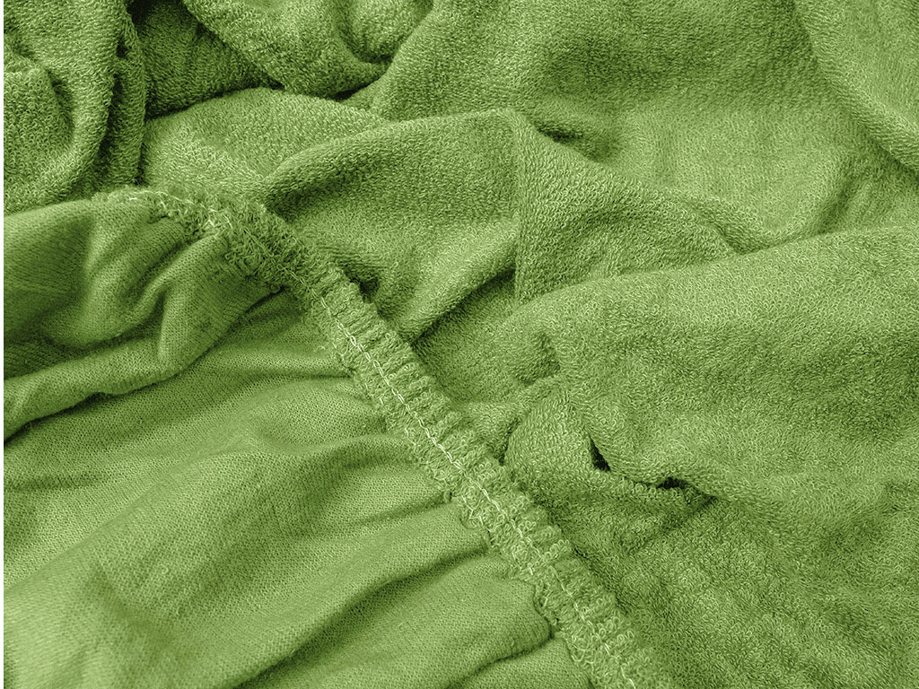TEXTILOMANIE Froté prestieradlo Exclusive zelené 180 × 200 cm