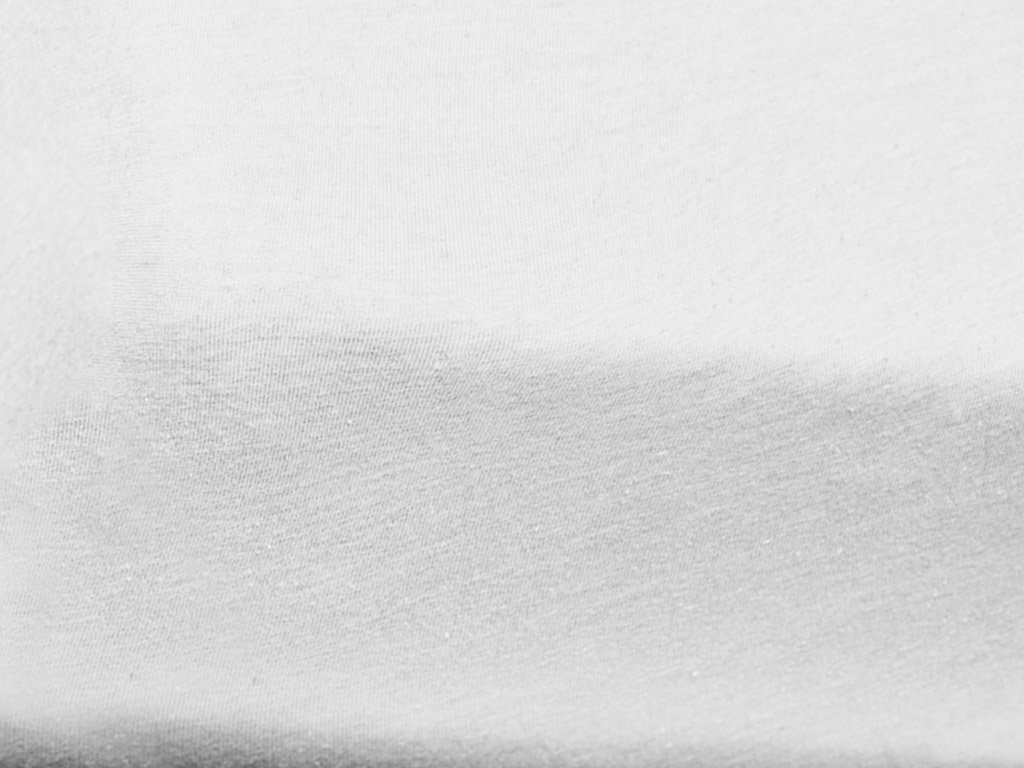 TEXTILOMANIE Jersey plachta do detskej postieľky biela 60 × 120 cm