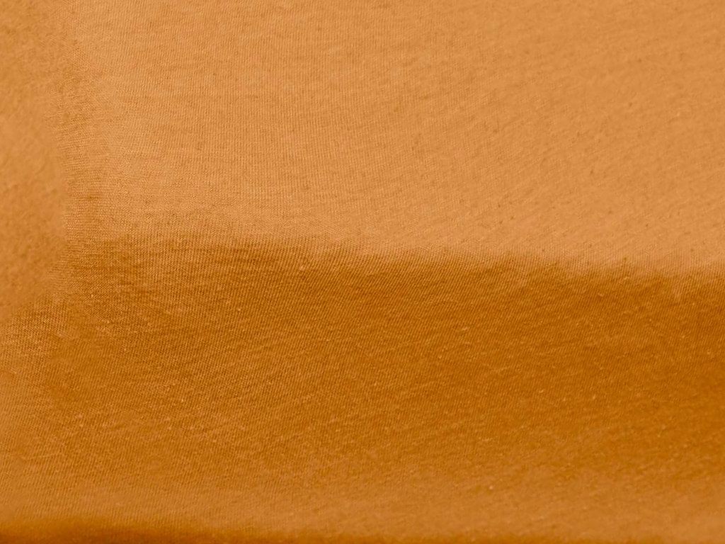TEXTILOMANIE Džersej prestieradlo do detskej postieľky marhuľové 60 × 120 cm