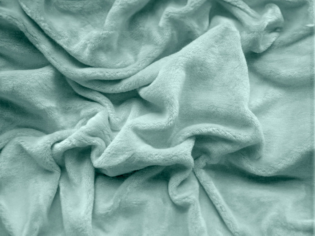 TEXTILOMANIE Plachta na posteľ mikroplyš Soft 90 × 200 cm mentolová