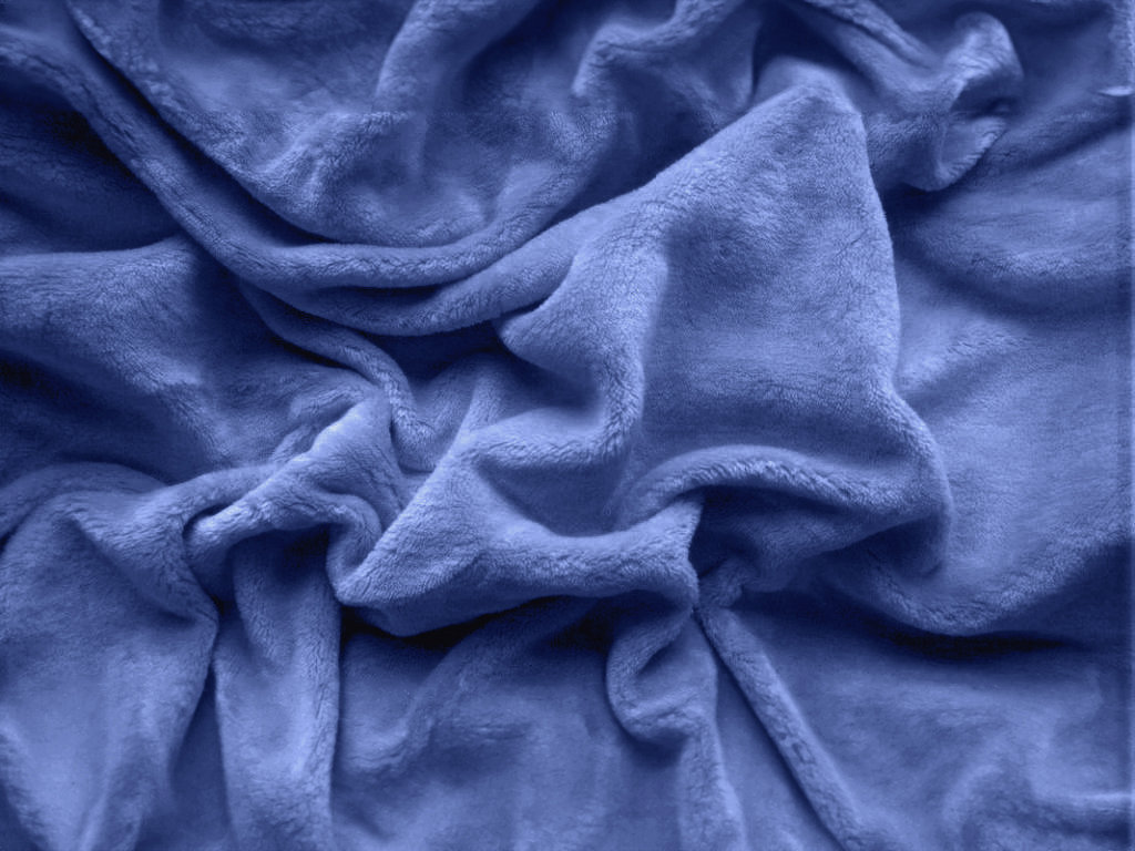 TEXTILOMANIE Prestieradlo mikroplyš Soft 90 × 200 cm modré