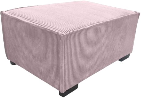 TEXTILOMANIE Taburet SMART, svetloružový