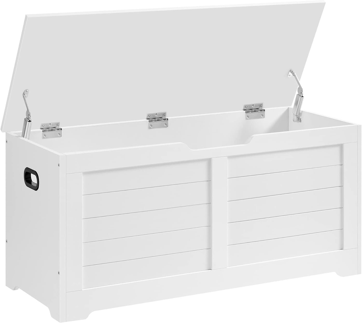 TEXTILOMANIE Chesta Úložný box s vekom biely