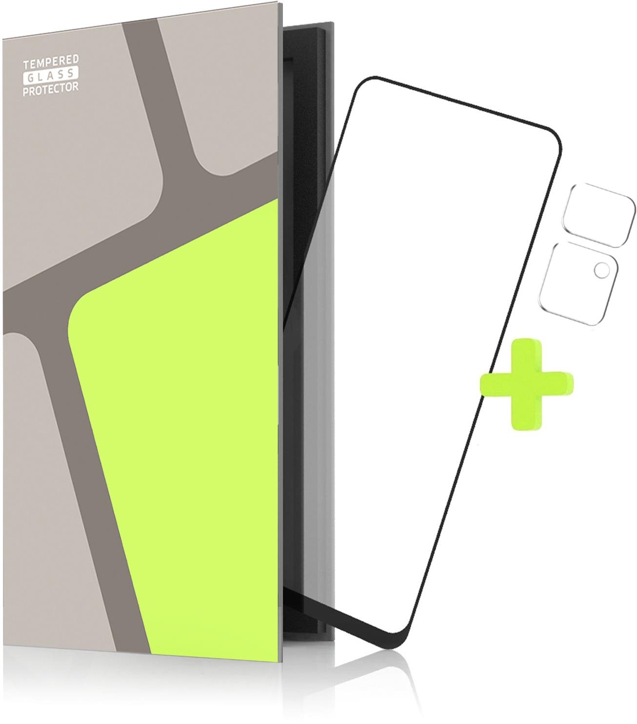 Tempered Glass Protector rámčekové na Xiaomi Redmi Note 11S 5G + sklo na kameru, čierne