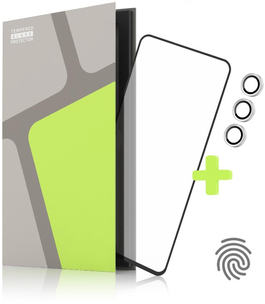 Tempered Glass Protector rámikové na Samsung Galaxy A54 5G, čierne + sklo na kameru