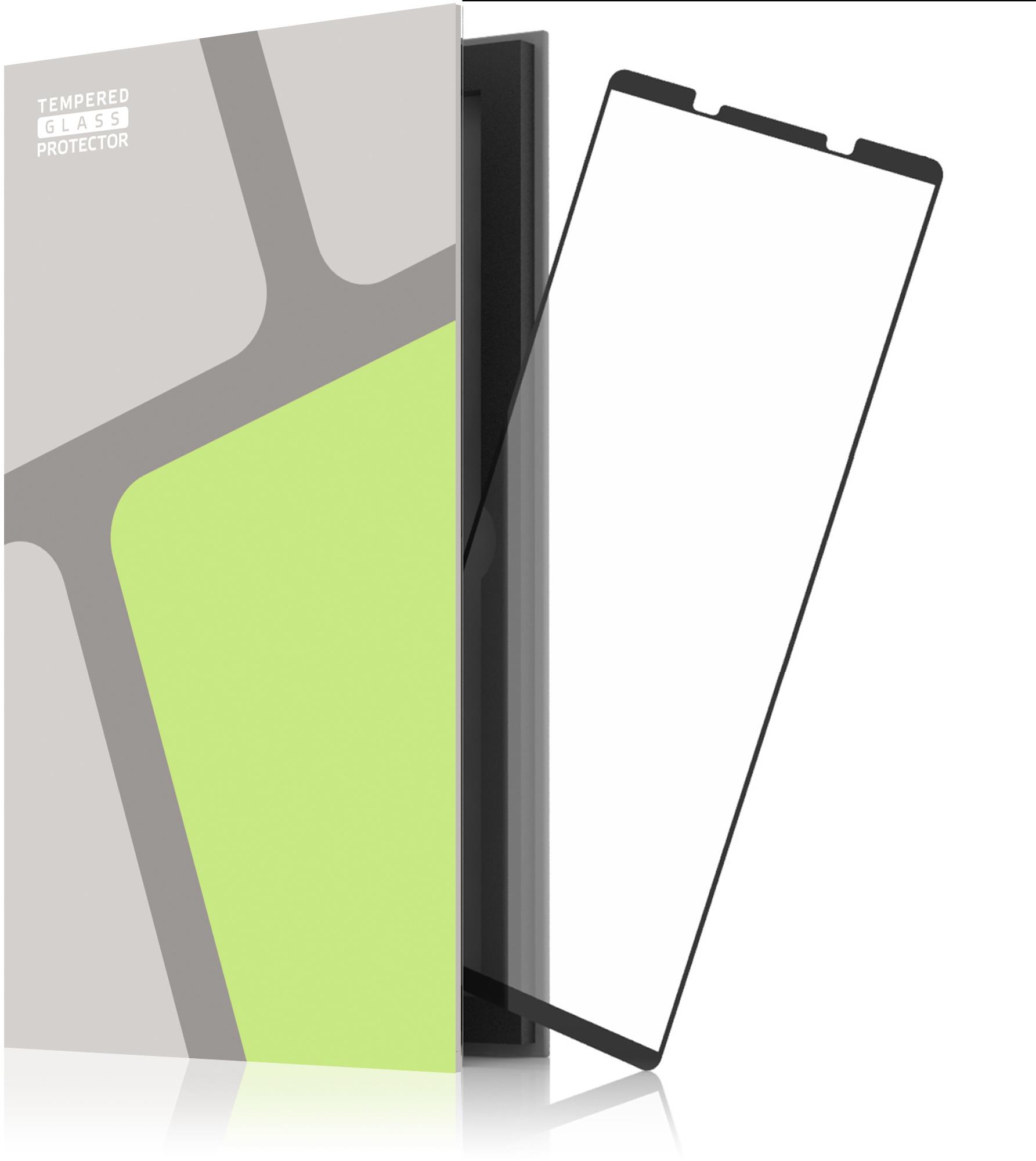 Tempered Glass Protector rámikové na Sony Xperia 5 V, čierne