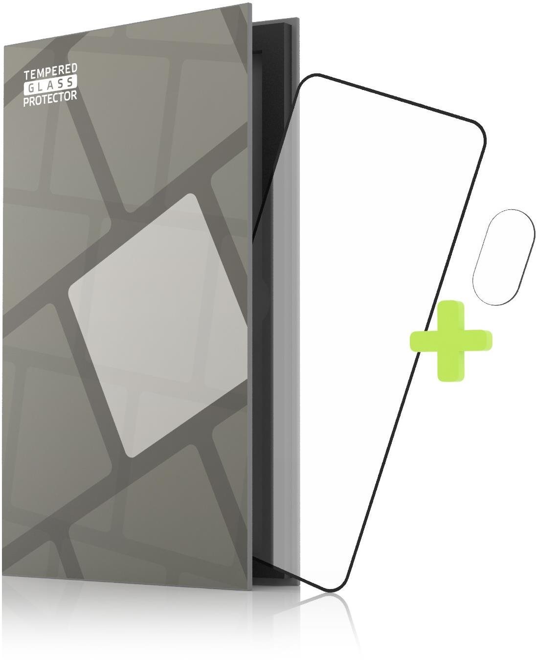 Tempered Glass Protector Rámčekové pre Xiaomi Mi 11 Lite, čierne + sklo na kameru
