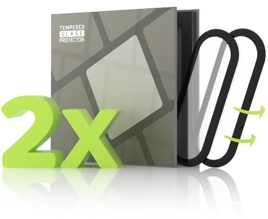 Tempered Glass Protector na Xiaomi Band 7, 3D Glass, vodoodolné (2 ks v balení)