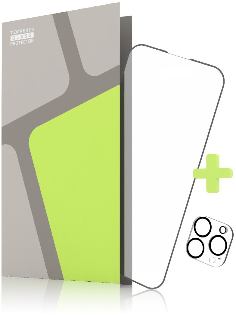Tempered Glass Protector rámčekové na iPhone 14 Pro Max + sklo na kameru