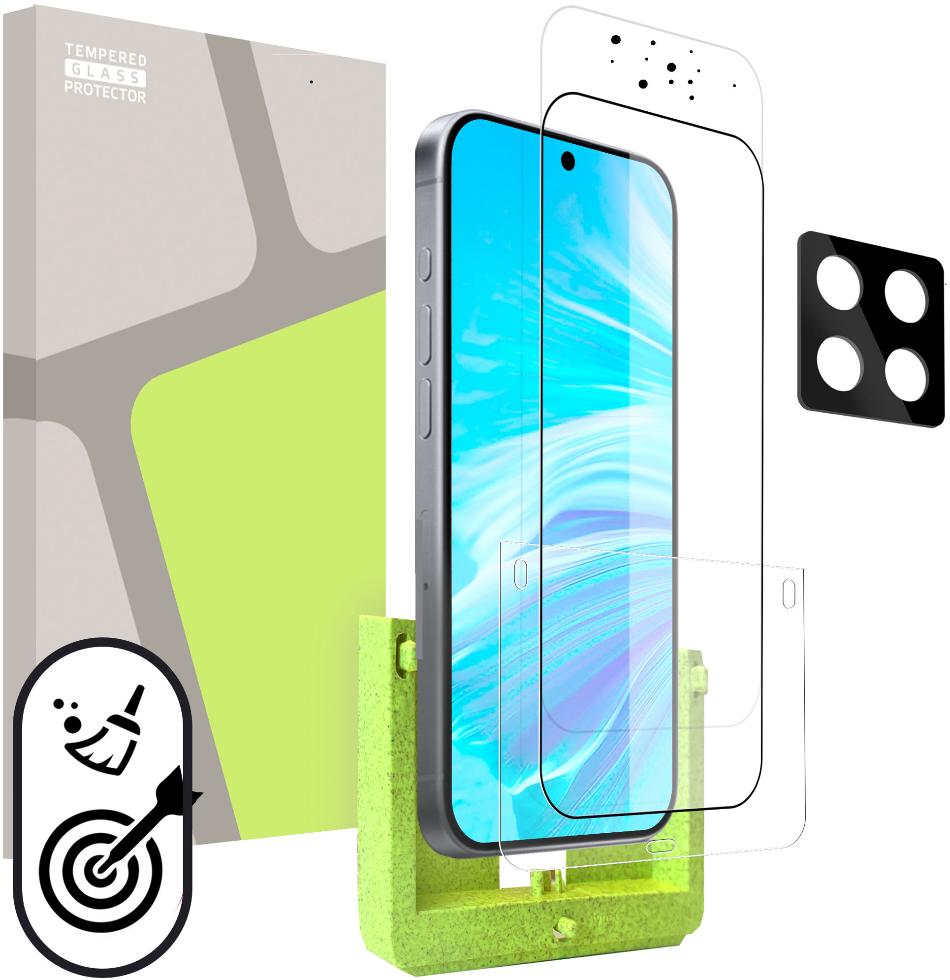 Tempered Glass Protector pre Xiaomi 14T Pro (SAMOINŠTALAČNÝ APLIKÁTOR) + sklo na kameru