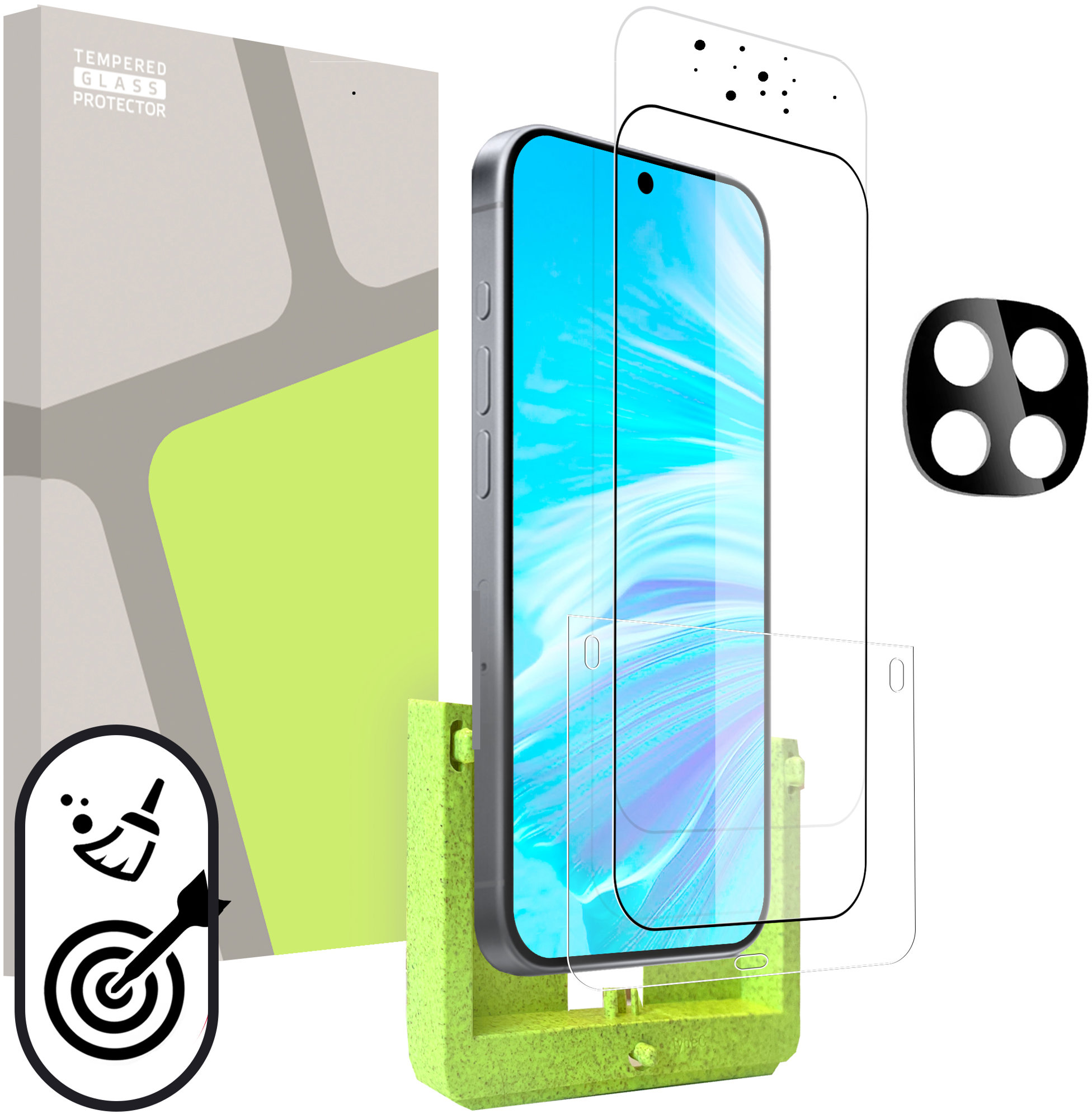 Tempered Glass Protector pre Xiaomi Redmi Note 15 Pro 5G (SAMOINŠTALAČNÝ APLIKÁTOR) + sklo na kameru