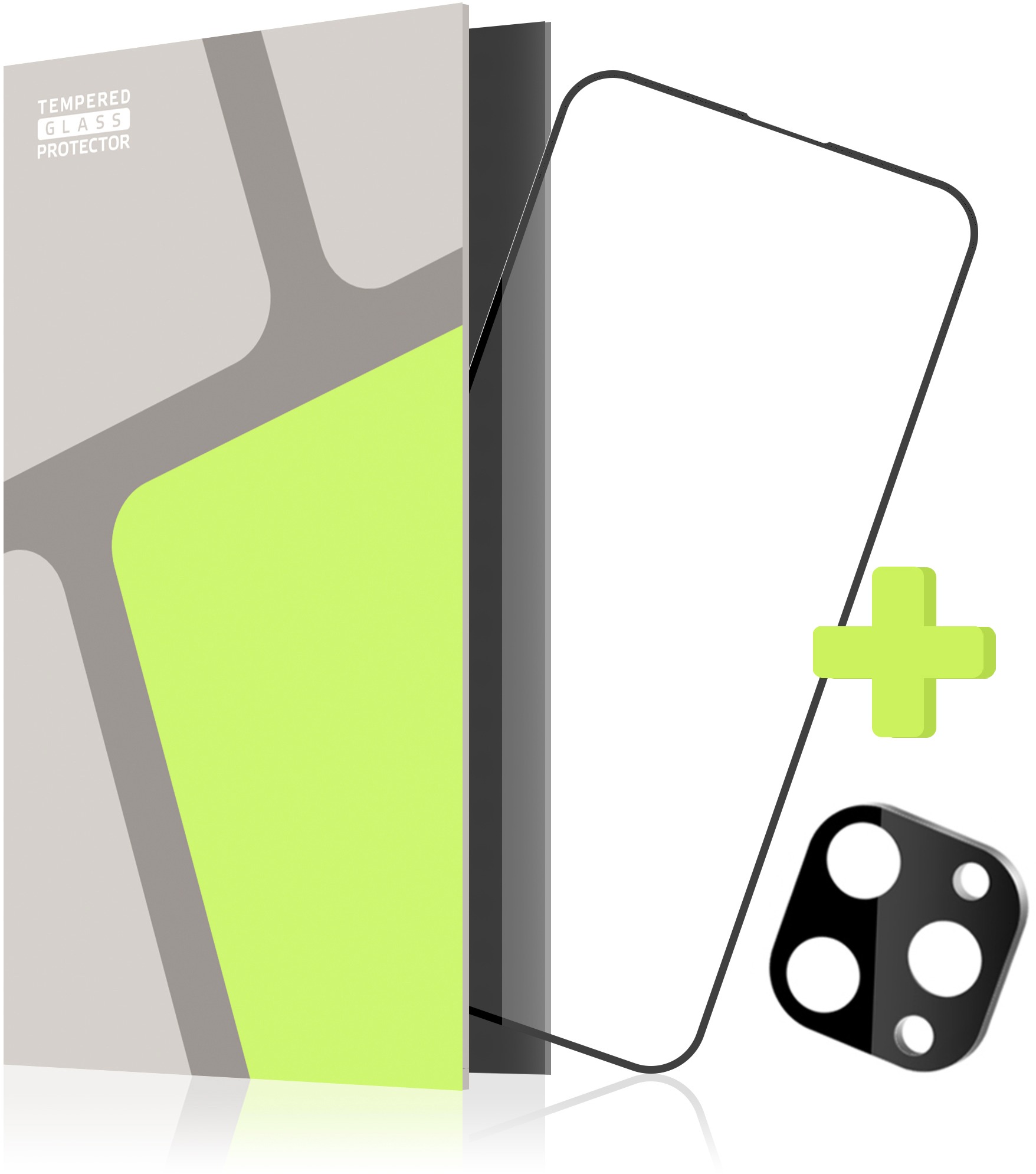 Tempered Glass Protector pre iPhone 15 Pro + sklo na kameru (kompatibilné s puzdrom)