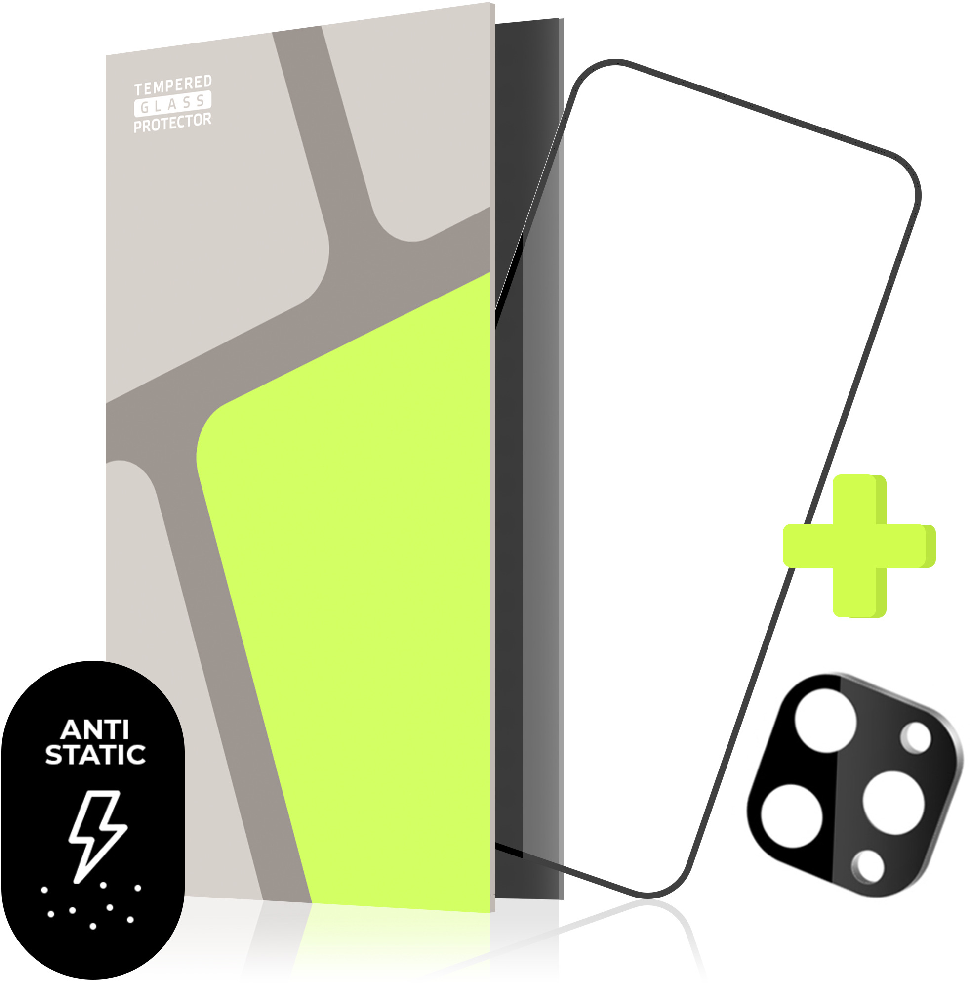 Tempered Glass Protector pre iPhone 16 Pro Max + sklo na kameru (s lepiacou vrstvou odpudzujúcou pra