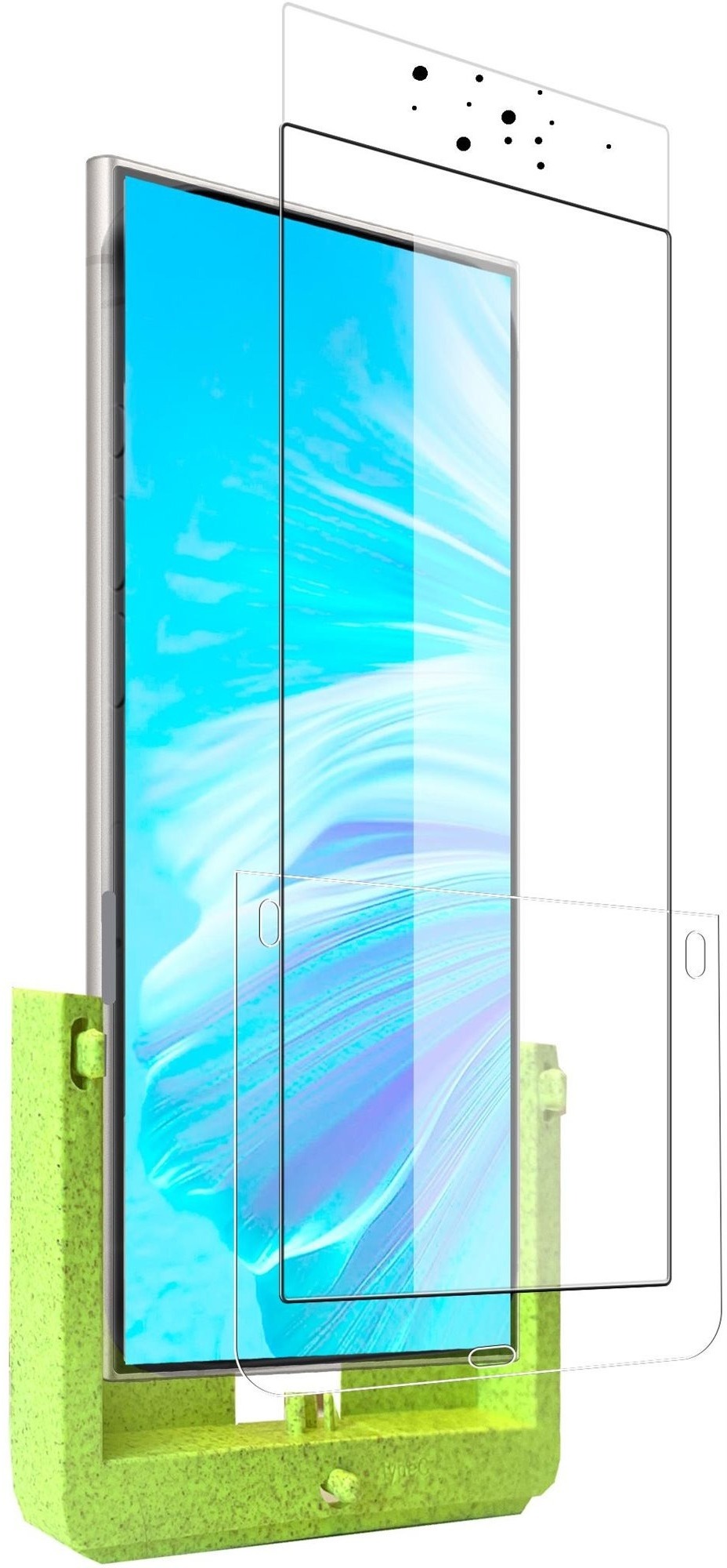 TGP na Samsung S24 Ultra (SAMOINŠTALAČNÝ APLIKÁTOR) kompatibilné s puzdrom