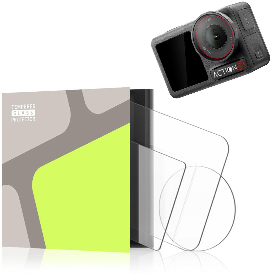 Tempered Glass Protector pre DJI Osmo Action 5 Pro (vodoodolné + mrazuvzdorné)