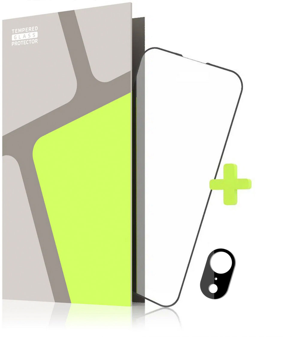 Tempered Glass Protector na iPhone 17e/16e, kompatibilné s puzdrom + sklo na kameru