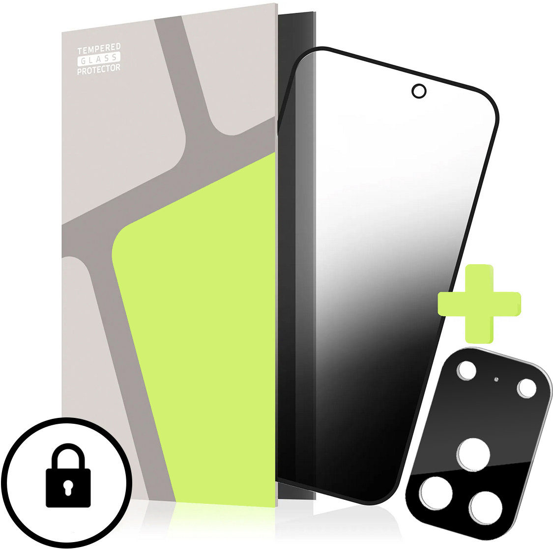 Tempered Glass Protector pre iPhone 17 Pro Max, PRIVACY GLASS + sklo na kameru (CaseFriendly)
