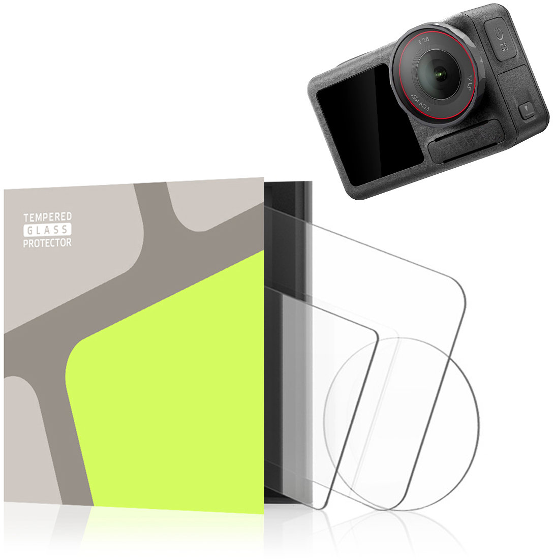 Tempered Glass Protector na DJI Osmo Action 6, vodoodolné