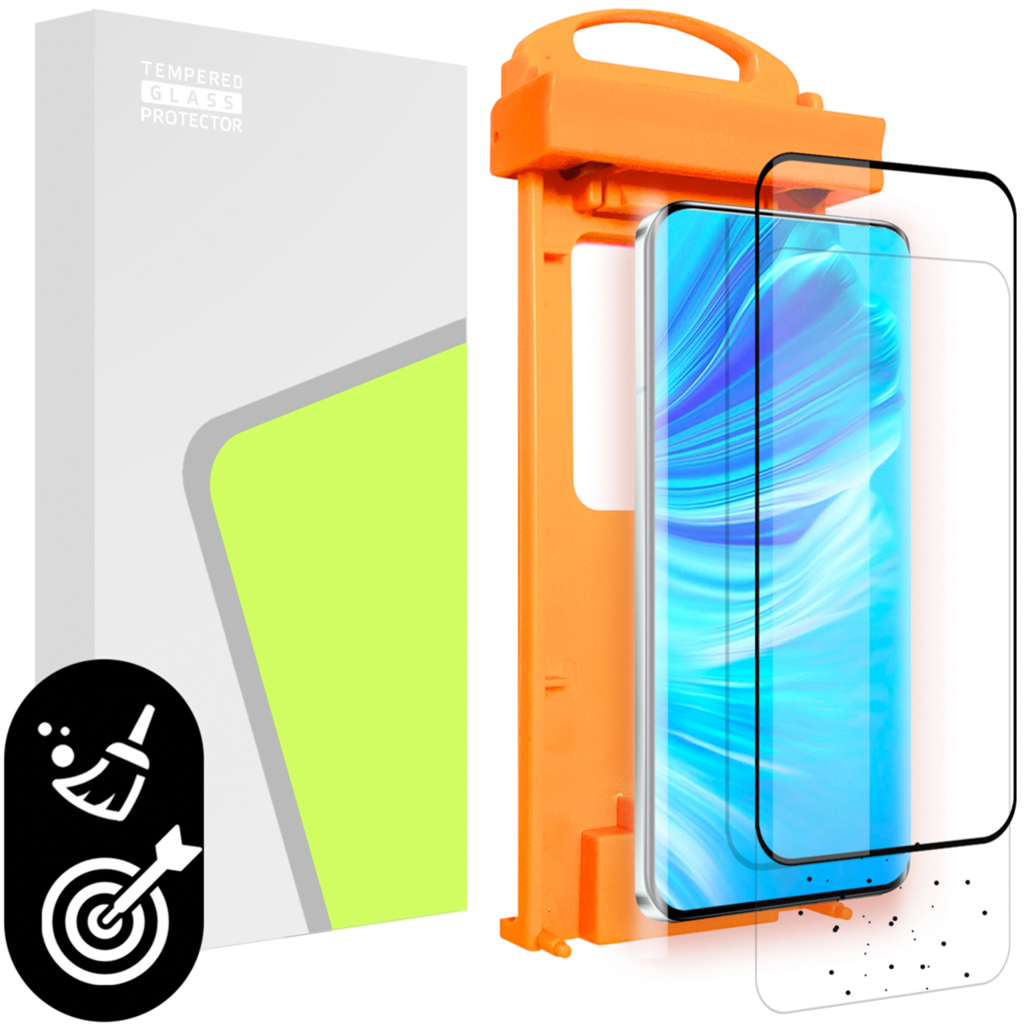 Tempered Glass Protector pre Vivo X200 (Magic3D) + samočistiaci aplikátor