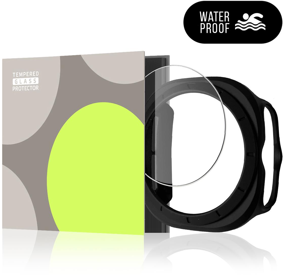 Tempered Glass Protector na Samsung Galaxy Watch Ultra 47 mm, vodoodolné + športové puzdro