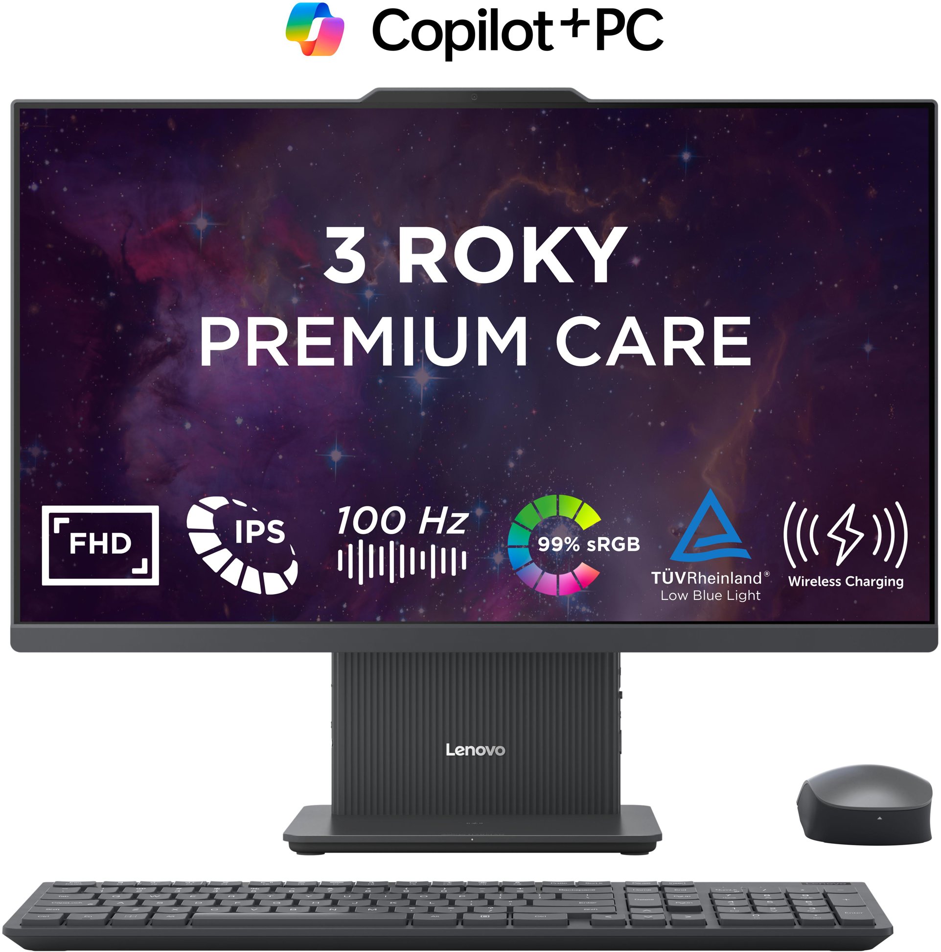 Lenovo IdeaCentre AIO 24AKP10 Luna Grey