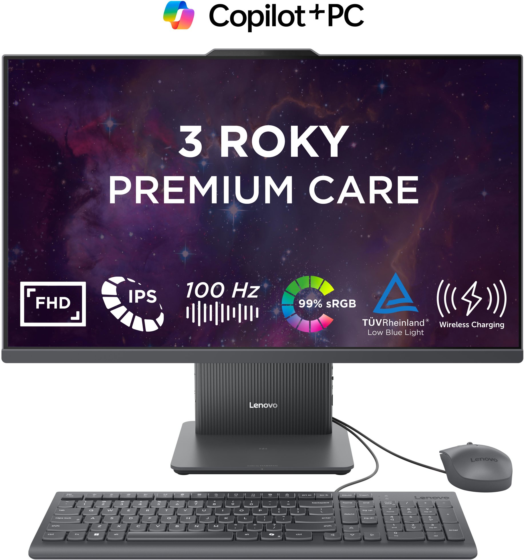 Lenovo IdeaCentre AIO 27AKP10 Luna Grey