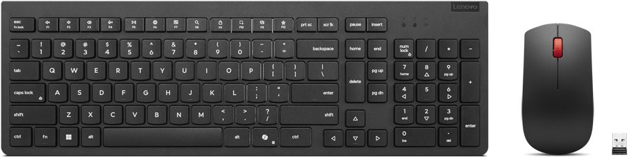 Lenovo Essential Wireless Combo Keyboard & Mouse Gen2 Black – CZ/SK