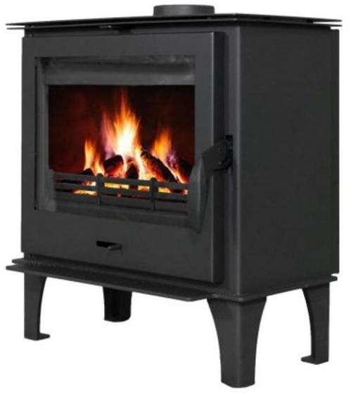 Tim Sistem TS-S, ECO, 8 kW, vývod – horný, 120 mm, na tuhé palivo, bez výmenníka, čierne