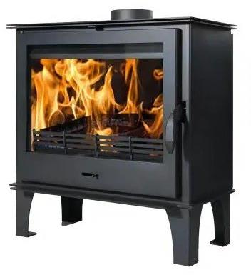 Tim Sistem TS-L, ECO, 9.72 kW, vývod - horní, 150 mm, na tuhé palivo, bez výměníku , černé